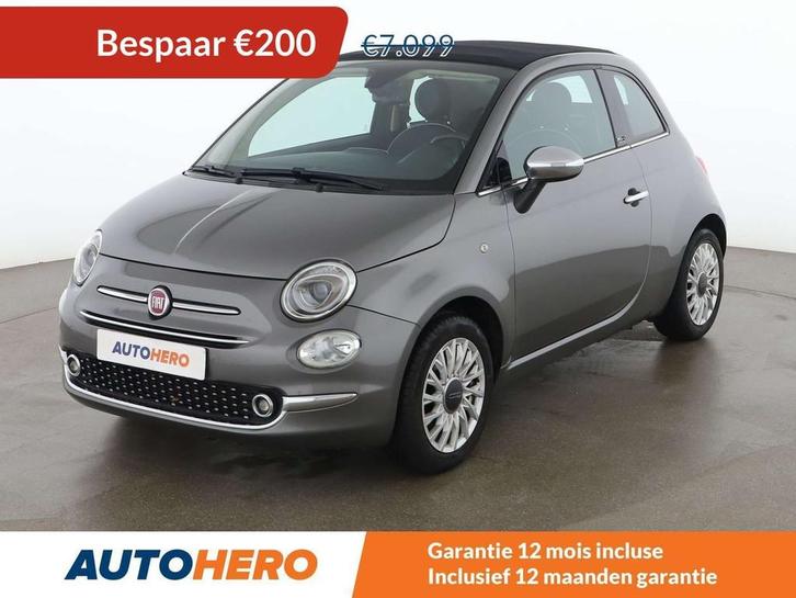 Fiat 500C 0.9 Lounge (année de construction 2015), Autos, Fiat, Achat, 500C, ABS, Airbags, Air conditionné, Bluetooth, Ordinateur de bord