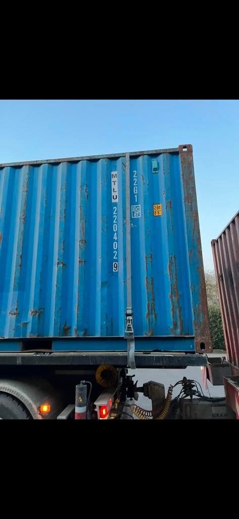 Zeecontainer 20ft, Doe-het-zelf en Bouw, Containers, Ophalen