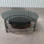 Unieke vintage salontafel-Nederlands design, Huis en Inrichting, Ophalen, Zo goed als nieuw, Glas