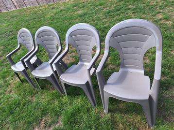 Tuintafel, Tuin en Terras, Ophalen, 4 zitplaatsen, Kunststof, Gebruikt