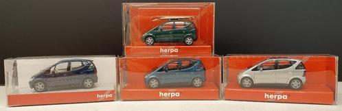 Quatuor 1/87 Mercedes-Benz A Herpa, Hobby & Loisirs créatifs, Voitures miniatures | 1:87, Neuf, Voiture, Herpa, Enlèvement