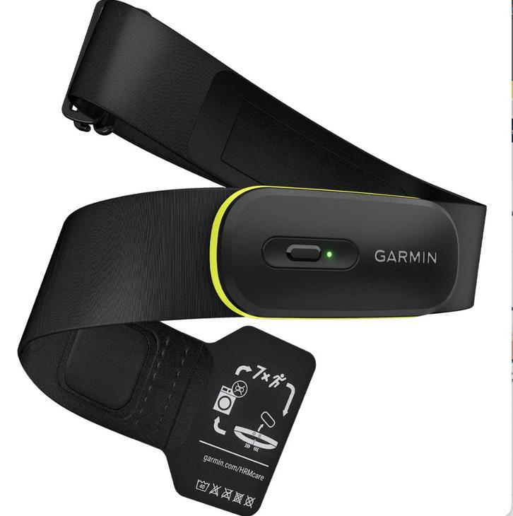 Garmin HRM 600 Hartslagmeter Borstband Zwart M-XL, Sport en Fitness, Hartslagmeters, Nieuw, Garmin, Met borstriem, Waterdicht
