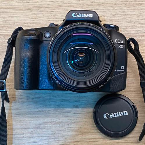 Canon Eos 30, Canon EF 28-105mm *zo goed als nieuw, Audio, Tv en Foto, Fotocamera's Analoog, Zo goed als nieuw, Spiegelreflex