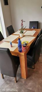 table en teck, Maison & Meubles, Tables | Tables à manger, Comme neuf, Rectangulaire, Teck, 50 à 100 cm