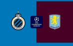 2 tickets Club Brugge - Aston Villa Champions League