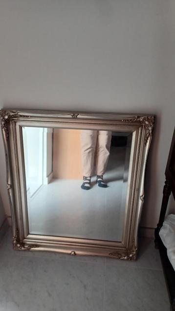 spiegel,zilverkleurig frame