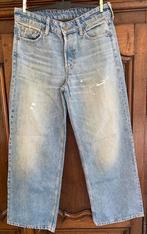Denim broek maat 34, H&M, Blauw, Ophalen of Verzenden, Zo goed als nieuw