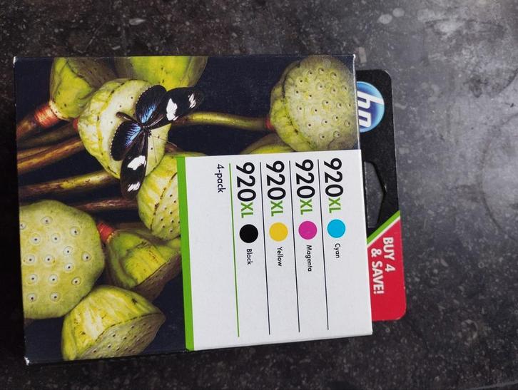 920XL 4-pack High Yield Black/Cyan/Magenta/Yellow Original I, Computers en Software, Printerbenodigdheden, Nieuw, Ophalen of Verzenden