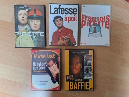 Lot de 5 DVD Humour : Pirette, Lafesse, Leeb, Cd's en Dvd's, Dvd's | Cabaret en Sketches, Gebruikt, Ophalen of Verzenden