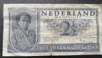 Billet de 2,5 florins néerlandais Wilhelmina, Timbres & Monnaies, Billets de banque | Pays-Bas, 2½ florins, Enlèvement ou Envoi