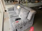 3 zit met 2 relax - grijs velours, Huis en Inrichting, Zetels | Zetels en Chaises Longues, Ophalen, Gebruikt, M, Driepersoons