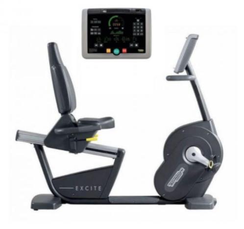 Technogym Excite 700 Recumbent Bike | Ligfiets |, Sport en Fitness, Fitnessmaterialen, Zo goed als nieuw, Armen, Benen, Borst