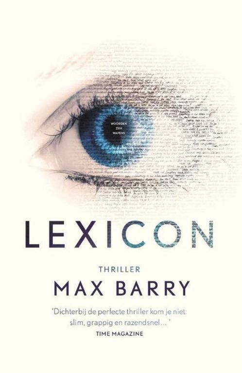 Lexicon / Max Barry, Boeken, Thrillers, Zo goed als nieuw, Ophalen of Verzenden