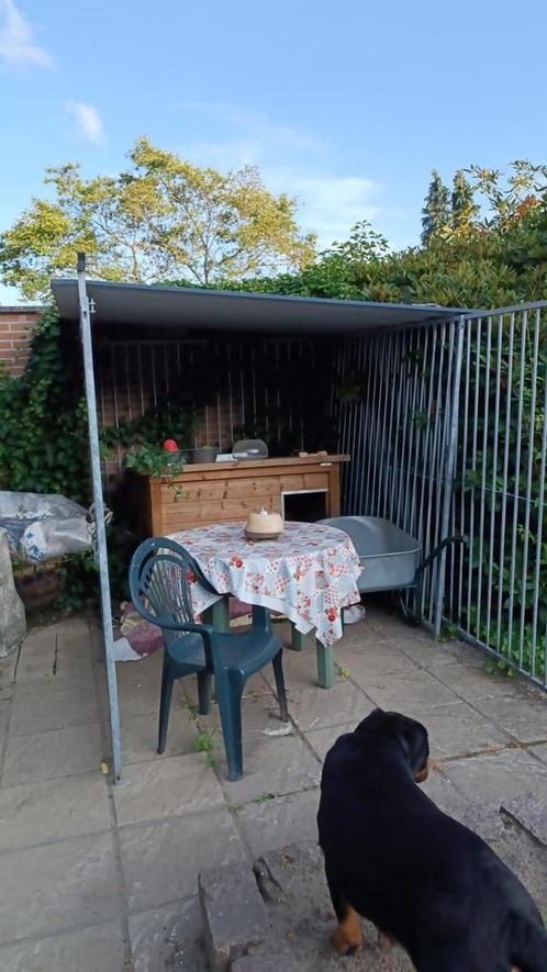 Honden kennel 2m x 3m Zandhoven, Dieren en Toebehoren, Hondenbenches, Zo goed als nieuw, Ophalen
