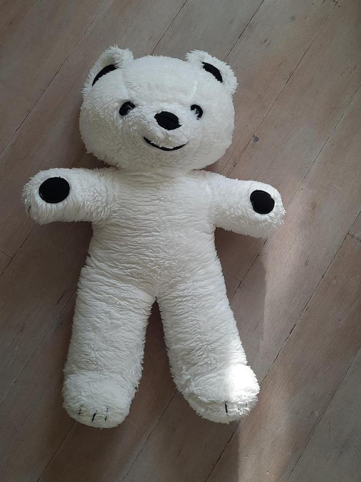 Retro beer / groot model / wit+ zwart, Collections, Rétro, Autres types, Enlèvement