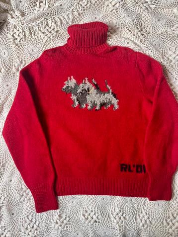 Ralph Lauren – Hand Knit “Scottie Dogs” vintage – RL ’01 M beschikbaar voor biedingen