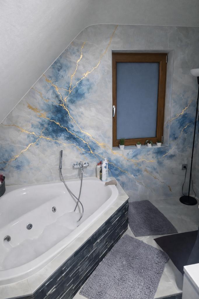 Travaux Salle de bain unique, moderne et chaleureux, Huis en Inrichting, Badkamer | Complete badkamers, Ophalen of Verzenden