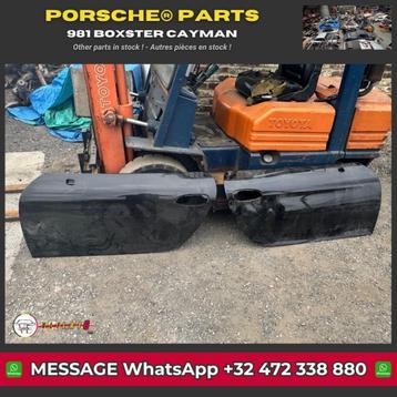 Porsche 981 Boxster/Cayman paar met blote deur beschikbaar voor biedingen