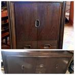 Deux meubles vintage brutaliste, Antiquités & Art, Enlèvement