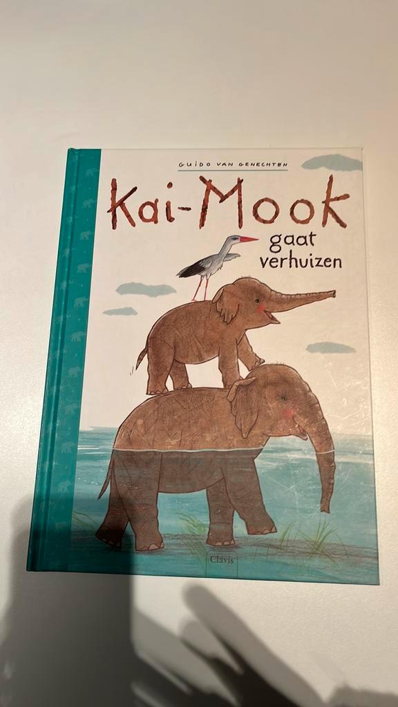 Guido Van Genechten - Kai-Mook gaat verhuizen, Boeken, Prentenboeken en Plaatjesalbums, Ophalen of Verzenden