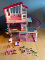 Barbie Droomhuis met accessoires La Maison de Rêve de Barbie, Kinderen en Baby's, Ophalen, Zo goed als nieuw, Poppenhuis