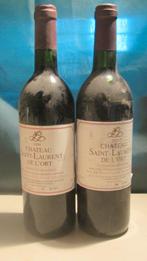 2x Château Saint-Laurent de l'Ort Rouge - 1998 / 2001, Verzamelen, Frankrijk, Ophalen of Verzenden, Zo goed als nieuw, Rode wijn