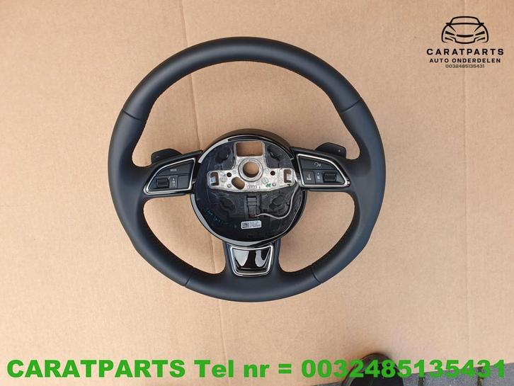 8K0419091BN leder stuur A4 stuur met flippers A5 sportstuur, Auto-onderdelen, Besturing, Audi, Gebruikt
