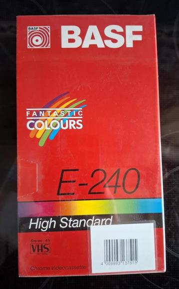 BASF E-240 Extra Quality VHS- videoband 5 stuks beschikbaar voor biedingen