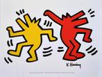 Keith Haring « Dancing Dogs » pop art officielle., Antiquités & Art, Art | Lithographies & Sérigraphies, Enlèvement ou Envoi