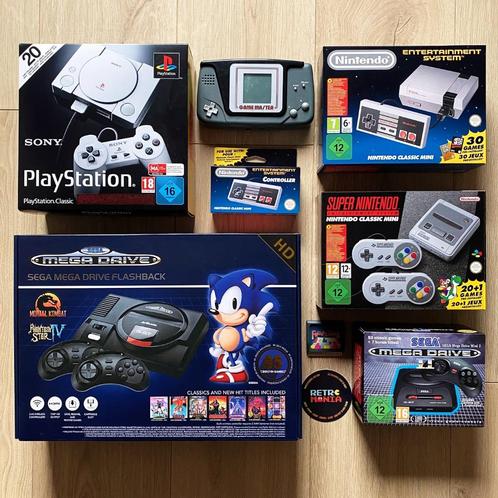 Nintendo/Sega/Playstation Miniconsoles + Game Master, Games en Spelcomputers, Spelcomputers | Nintendo Super NES, Nieuw, Met games