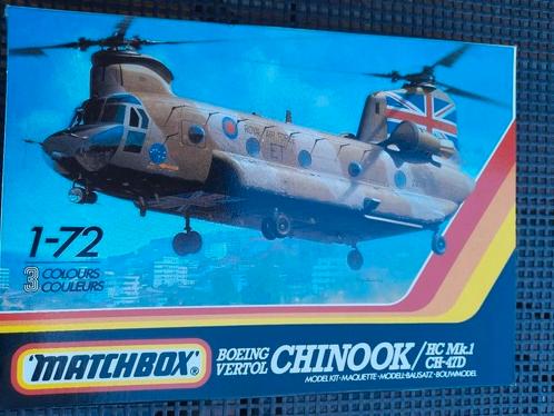 CHINOOK BOEING HELICOPTER 1/72 KIT MATCHBOX *NOUVEAU*, Hobby & Loisirs créatifs, Modélisme | Avions & Hélicoptères, Neuf, Hélicoptère