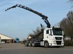 MAN TGS 35.500 8x4!TRIPLE!HMF 32TM/FLYJIB/HOOKLIFT!EURO6! RO, Auto's, Automaat, Euro 6, MAN, Wit