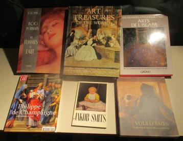 6 Prima Franstalige Kunstboeken  beschikbaar voor biedingen