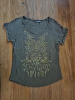 T-shirt YESSICA C&A kaki taille M, C&A, Ophalen of Verzenden, Zo goed als nieuw, Maat 38/40 (M)