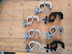 7x Doughty clamp klem truss beugel triggerclamp, Ophalen of Verzenden, Gebruikt