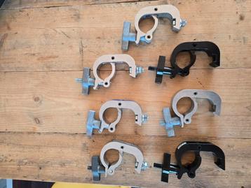 7x Doughty clamp klem truss beugel triggerclamp beschikbaar voor biedingen