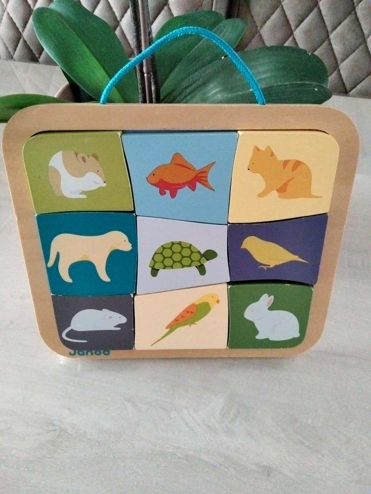 Janod 2 magnetische puzzels dieren / speelgoed, Kinderen en Baby's, Speelgoed | Kinderpuzzels, Gebruikt, 2 tot 4 jaar, 10 tot 50 stukjes