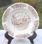 assiette creuse decor calèche, Antiquités & Art, Enlèvement ou Envoi