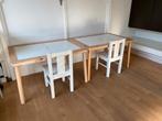 2 Kindertafels IKEA Flisat + 2 gratis stoelen, Enlèvement, Utilisé