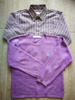 Mooie paarse bloes + trui - Filou & Friends - maat 116, Kinderen en Baby's, Kinderkleding | Maat 116, Meisje, Trui of Vest, Ophalen of Verzenden