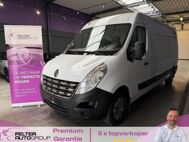 Renault Master 2.3Dci L4H2 3-Zit 125Pk, Auto's, Bestelwagens en Lichte vracht, Bedrijf, ABS, Airbags, Airconditioning, Bluetooth