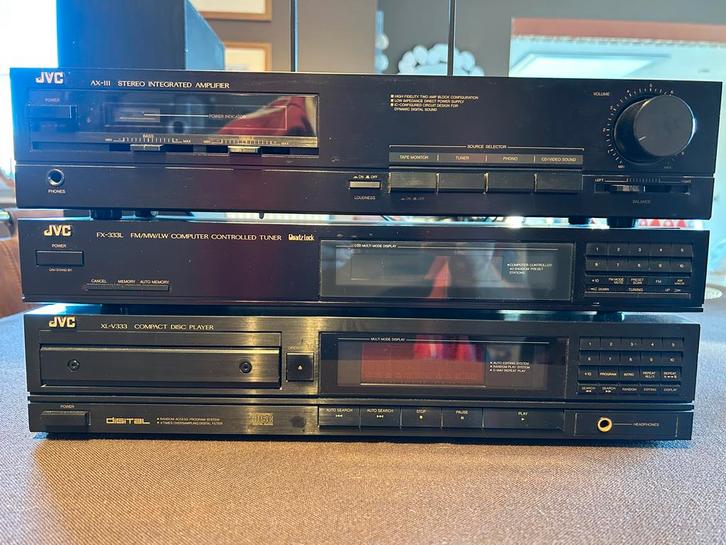 JVC PIONEER Vintage 11 pièces, Audio, Tv en Foto, Stereoketens, Zo goed als nieuw, Cd-speler, JVC, Ophalen