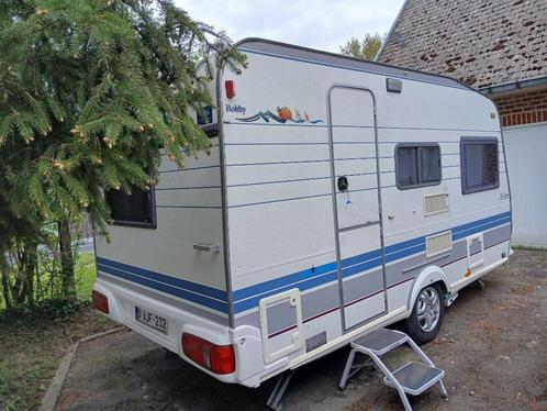 Caravan Hobby 440 U De Luxe met VOORTENT 240 en mover, Caravans en Kamperen, Caravans, Particulier, tot en met 4, 1000 - 1250 kg