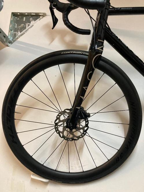 Carbon race wielset Stealth Nighthawk 38, Fietsen en Brommers, Fietsonderdelen, Gebruikt, Racefiets, Wiel, Ophalen