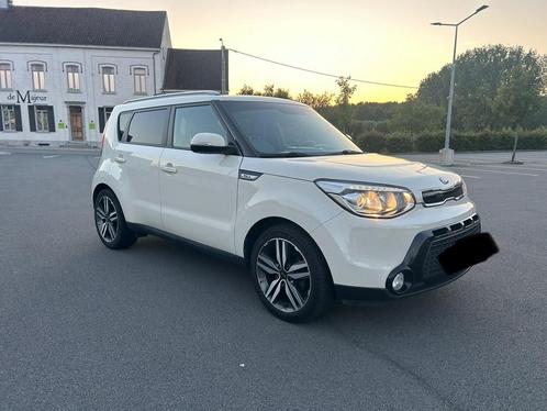 Kia Soul 1.6 CDRi Max blanc, Autos, Kia, Particulier, Soul, ABS, Diesel, Euro 5, Boîte manuelle, Blanc, Noir, Tissu