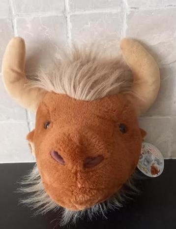 knuffelhoofd koe of stier beschikbaar voor biedingen