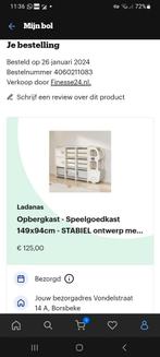 Speelgoed opberg kast, Enlèvement