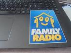 Family Radio sticker, Ophalen of Verzenden, Zo goed als nieuw, Bedrijf of Vereniging