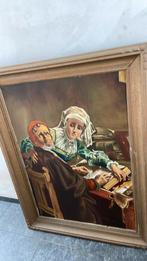 Prachtige antieke schilderij op doek, Antiek en Kunst, Ophalen