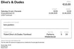 Tickets De Warande Diva's &Dudes, Tickets en Kaartjes, Concerten | Pop, Twee personen, Juni